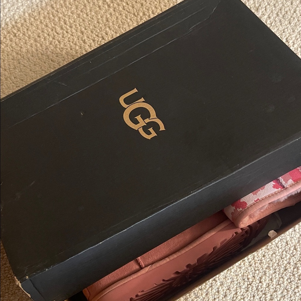 UGG Pink and White Camouflage Winter Boots - Picture 5 of 5